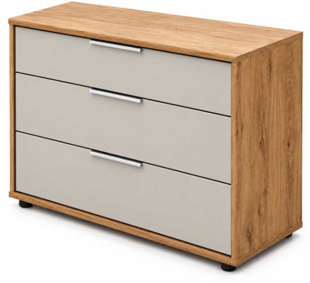 Picture of Denver 2.5 Drawer Tall Bedside Table 
