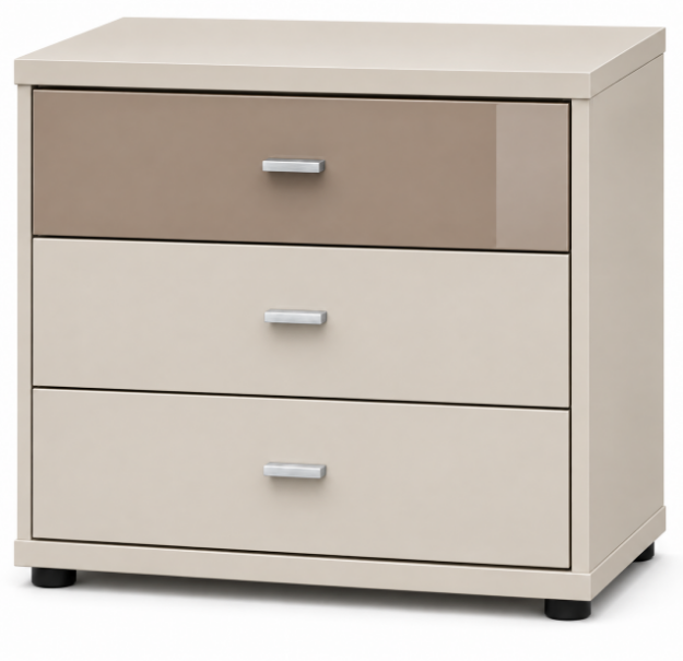 Picture of Berlin 3 Drawer Bedside  