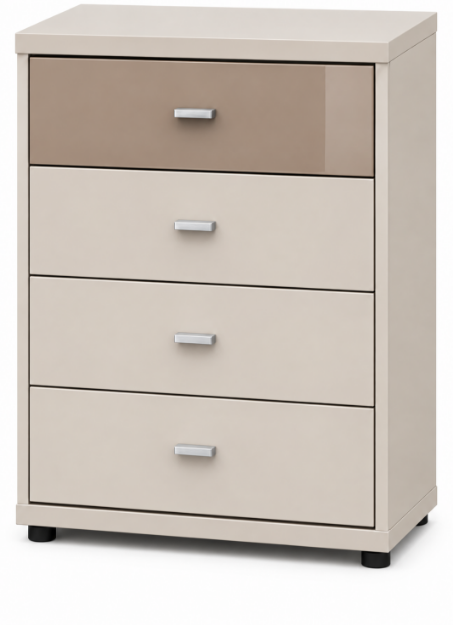 Picture of Berlin 4 Drawer Bedside
