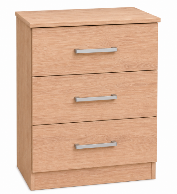 Picture of Miami- 3 Drawer Midi Chest 