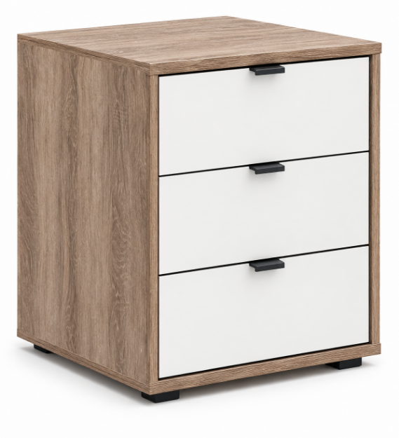 Picture of Wiemann Tampa 3 Drawer Bedside 