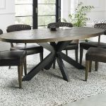 Picture of Ellipse Fumed Oak Oval Table