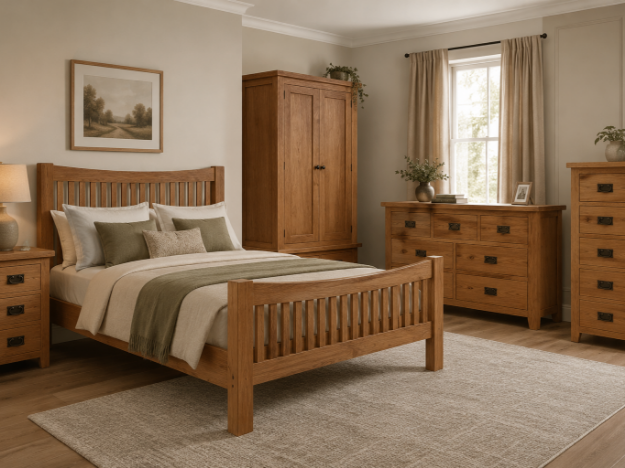 Picture of Paris Oak Bedroom